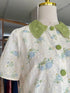 Peter Pan Neckline Sweet Embroider Co-Ord Sets